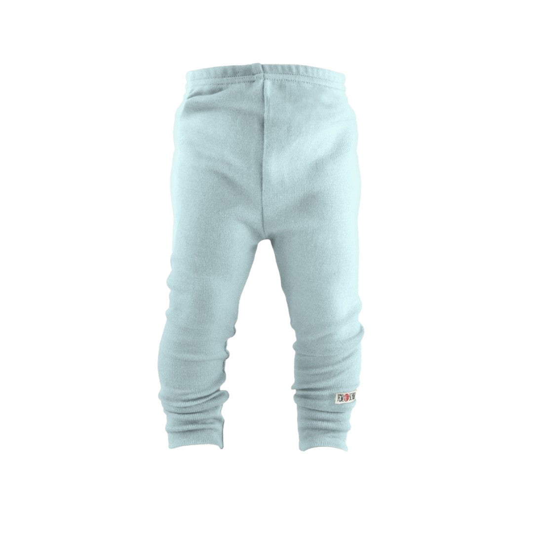 Upcycling Kaschmir Schmale Hose Pastellblau