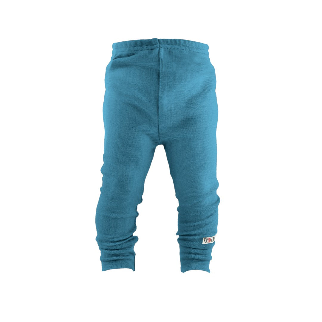 Schmale Kaschmirhose helles Petrol