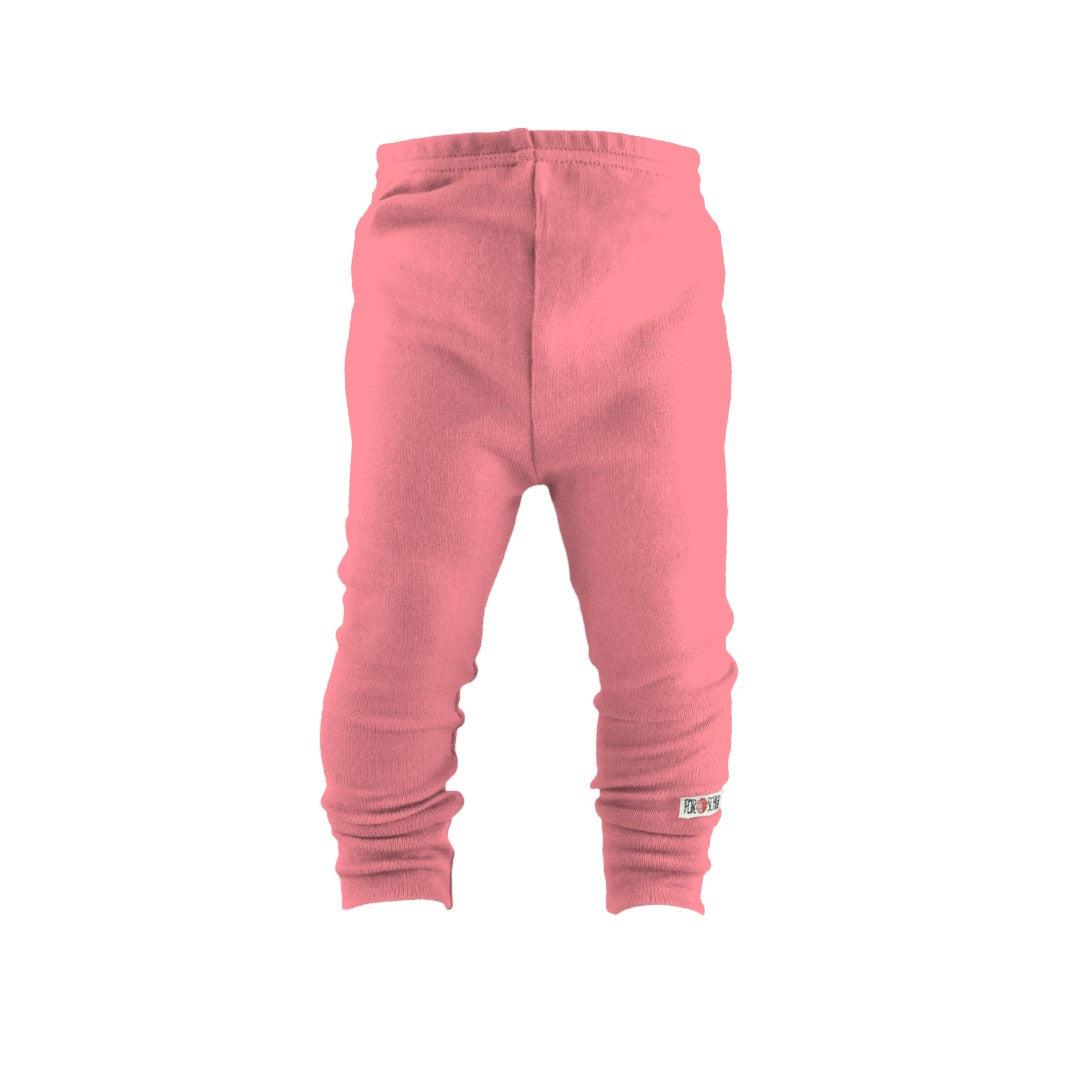 Schmale Kaschmir Babyhose Rose meliert