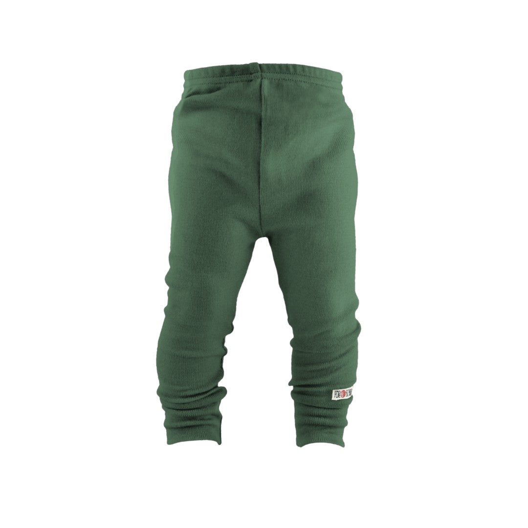 Upcycling Kaschmir Schmale Hose Smaragd