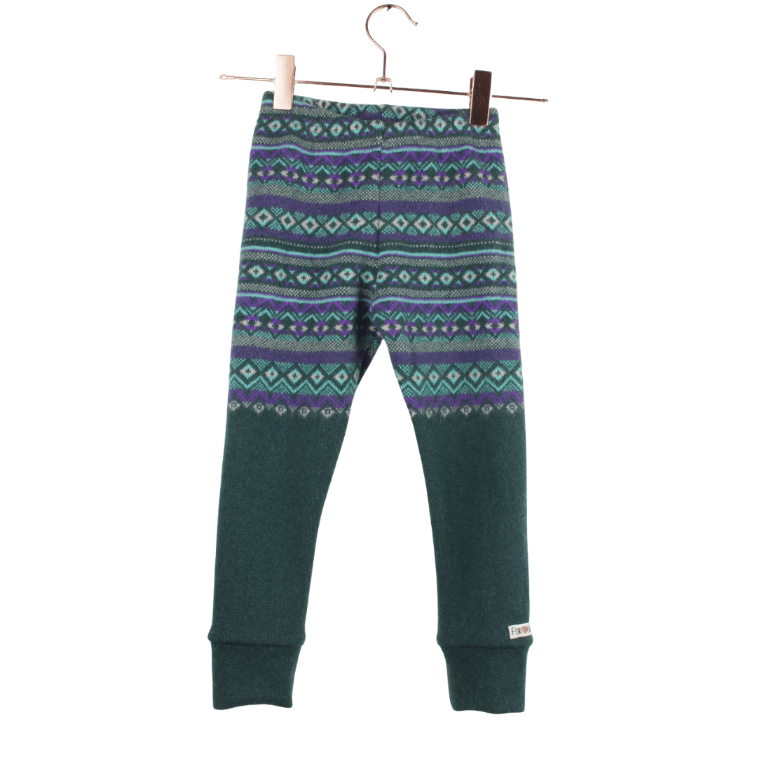 Upcycling Kaschmir Schmale Hose 98/104