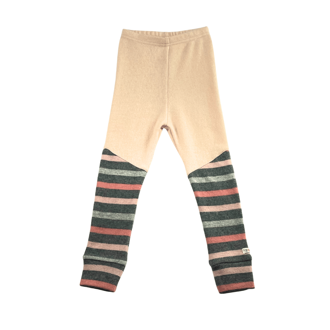 Schmale Kaschmirhose mit Teilungsnaht