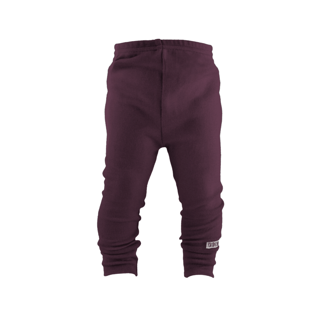 Upcycling Schmale Kaschmirhose dunkle Weinbeere - ForSchur