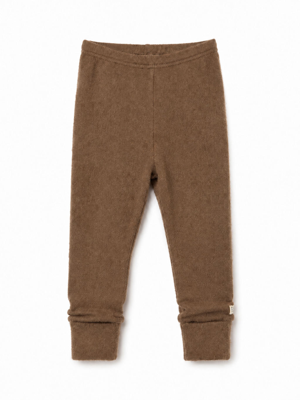 Kaschmir Kinder Schmale Hose Braun 134/140