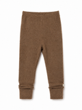 Kaschmir Kinder Schmale Hose Braun 134/140