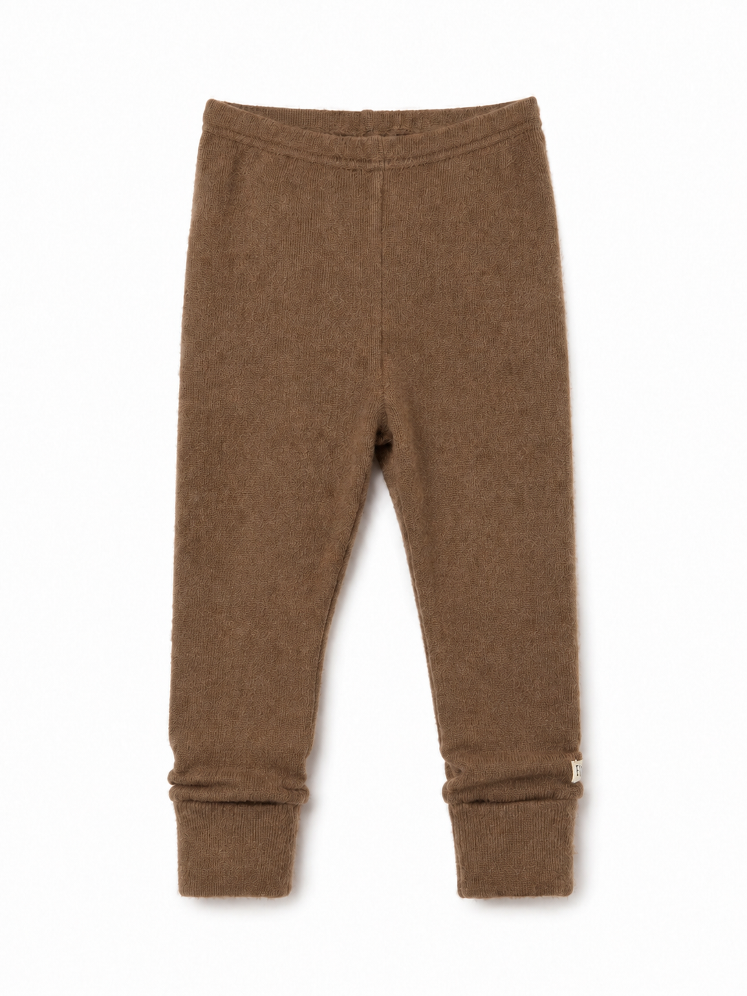 Kaschmir Kinder Schmale Hose Braun 134/140