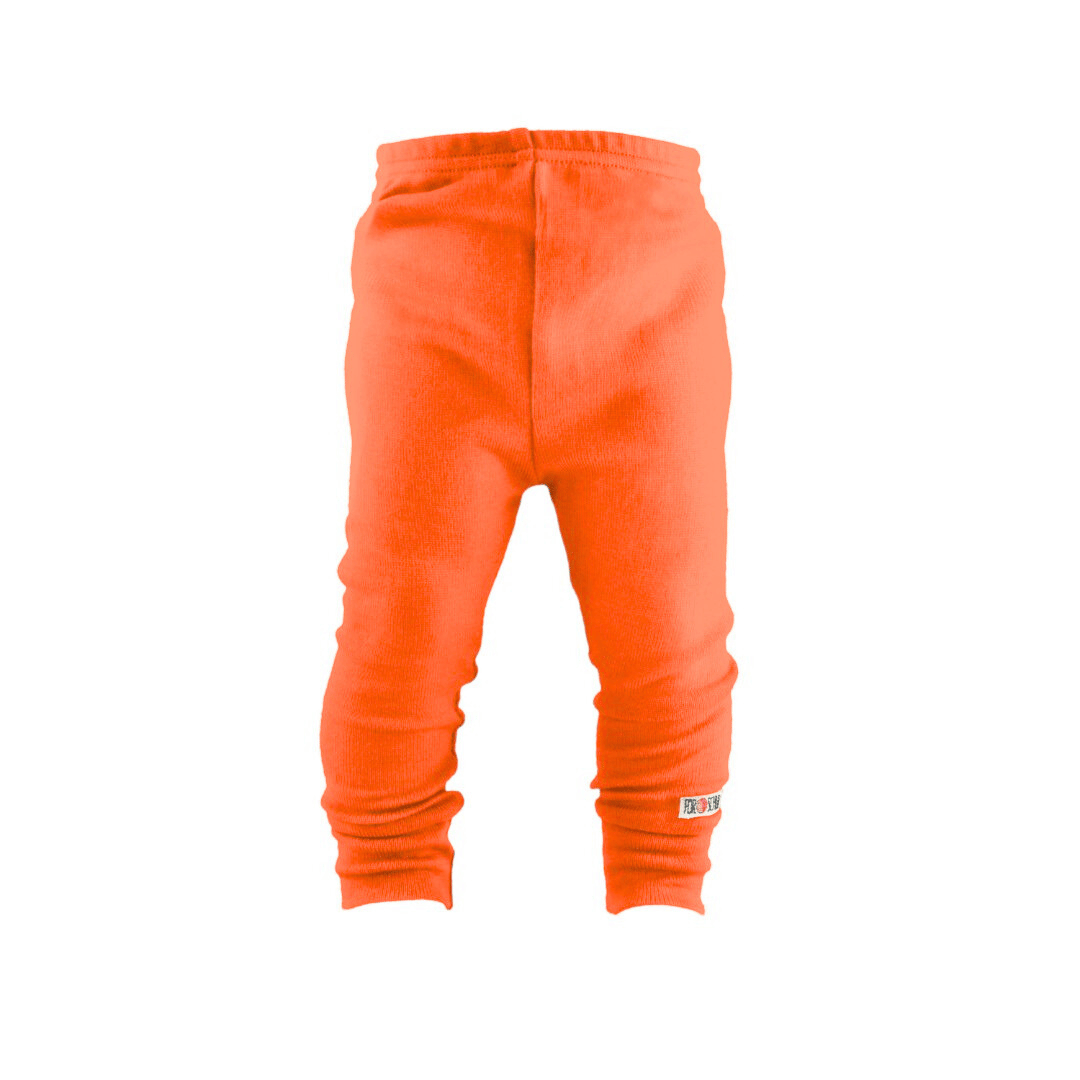 Upcycling Kaschmir Schmale Hose Orange
