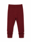 Kaschmir Kinder Schmale Hose Rot