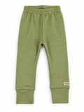 Schmale Hose aus Every Day Merino in Helle Olive, ForSchur