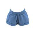Upcycling Merino Shorts Blau meliert - ForSchur
