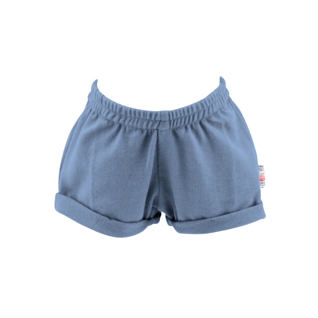 Upcycling Merino Shorts Blau meliert - ForSchur