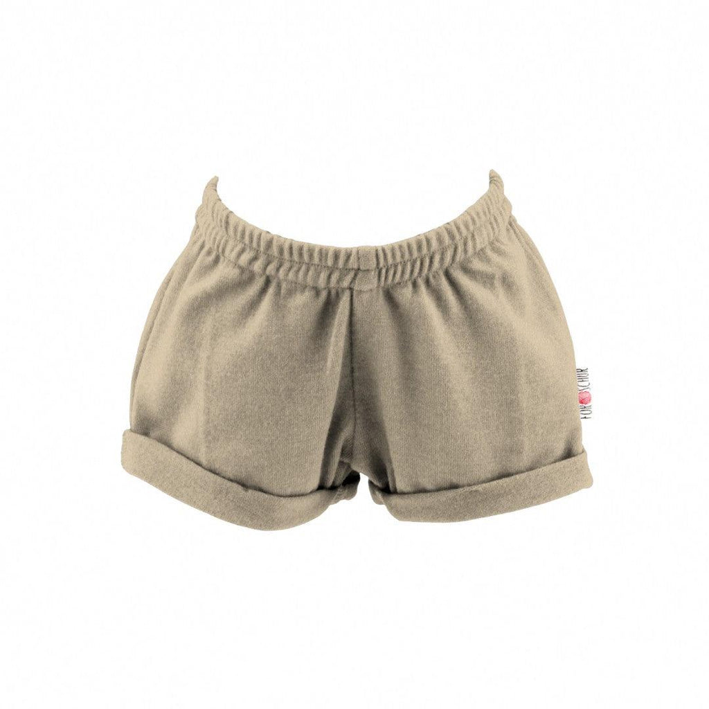 Upcycling Merino Shorts Haselnuss - ForSchur