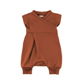 Sommereinteiler 100 % Merino – Koralle, Bernstein