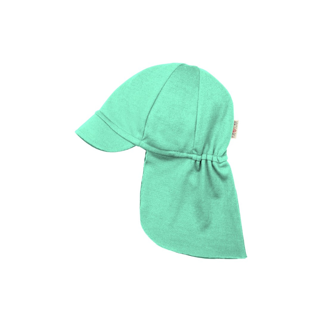 Upcycling Merino Sonnenmütze Mintgrün