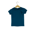 Sonderedition: Upcycling Wolle/Lyocell T-Shirt mit der Falte Blau - ForSchur