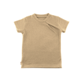 Upcycling Merino T-Shirt mit der Falte Braun meliert - ForSchur