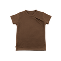 Merino T-Shirt mit der Falte Braun - ForSchur