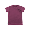 Kaschmir Kinder T-Shirt mit der Falte Lila