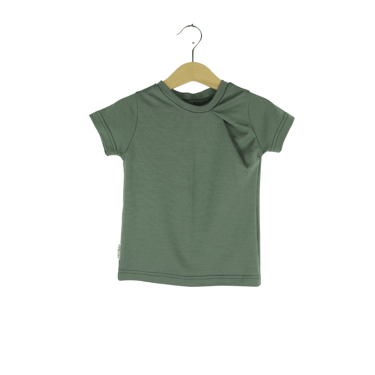 Sonderedition: Upcycling Merino T-Shirt mit der Falte Grün - ForSchur