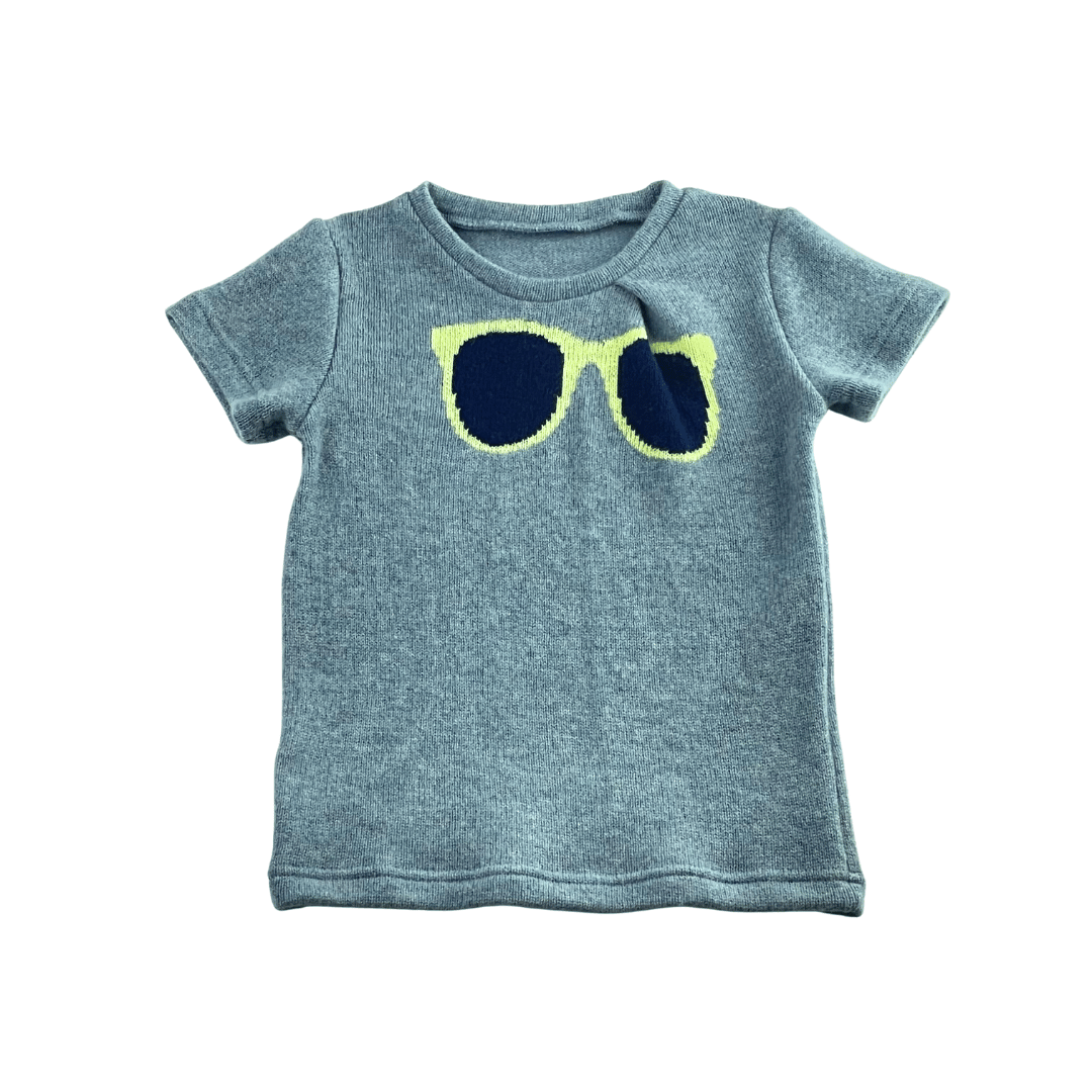 Kaschmir Kinder T-Shirt mit der Falte 110/116