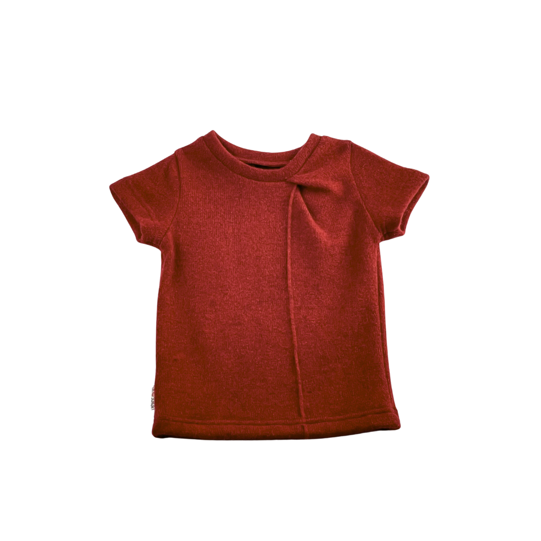 Kaschmir Kinder T-Shirt mit der Falte 74/80