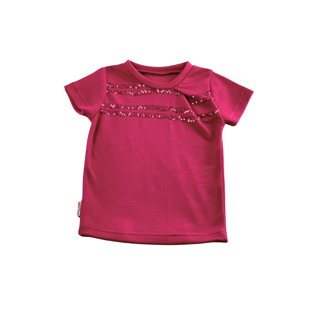 Kaschmir Kinder T-Shirt mit der Falte