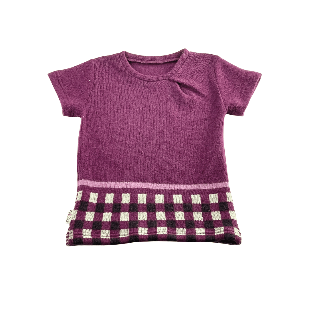 Kaschmir Kinder T-Shirt mit der Falte 98/104