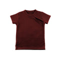 Kaschmir Kinder T-Shirt mit der Falte Brombeere