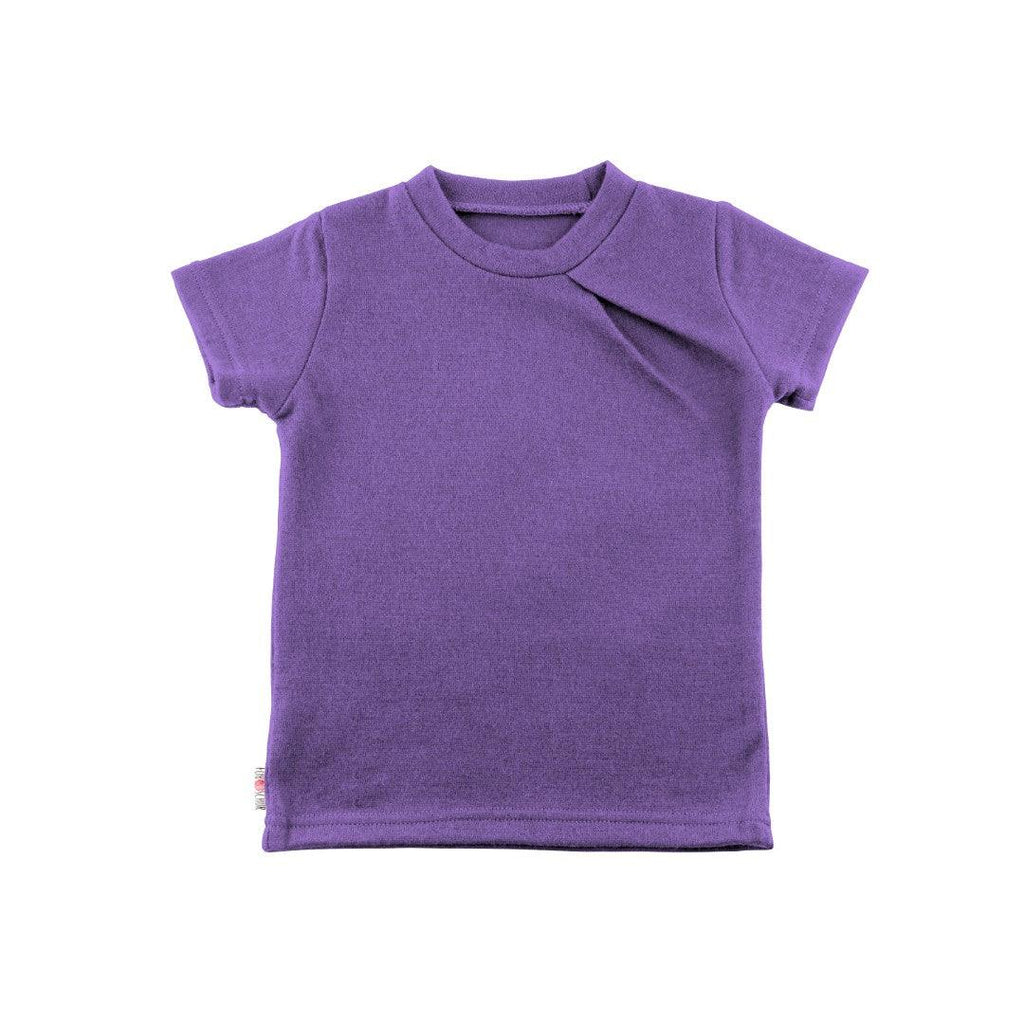 Upcycling Merino T-Shirt mit der Falte Feige - ForSchur