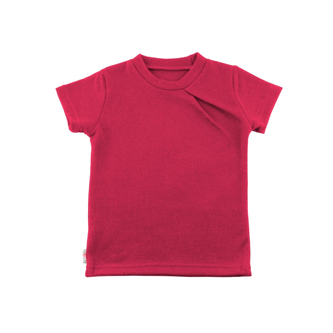 Kaschmir Kinder T-Shirt mit der Falte Hibiskus