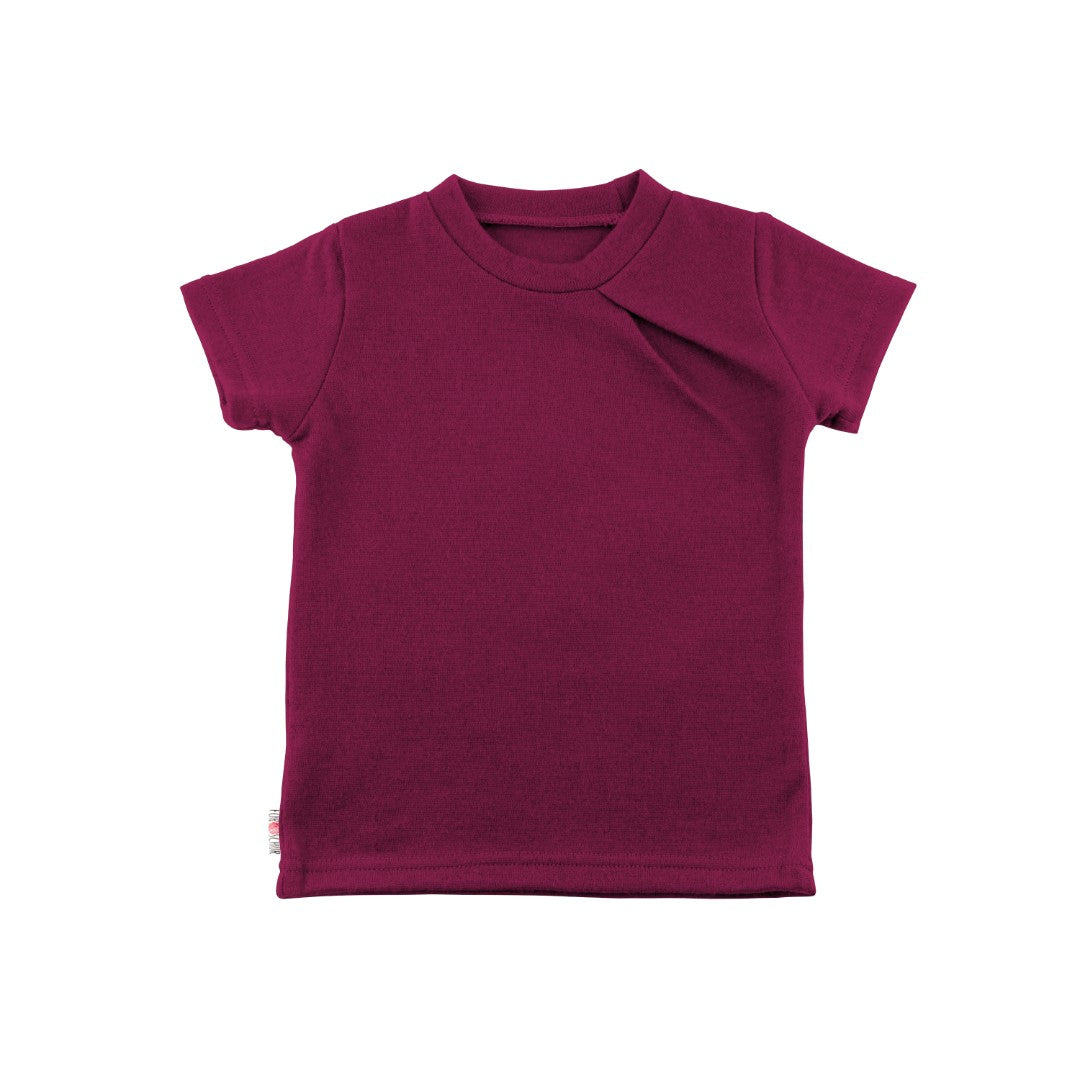 Kaschmir Kinder T-Shirt mit der Falte Krokus
