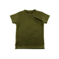 Upcycling Merino T-Shirt mit der Falte Moos - ForSchur