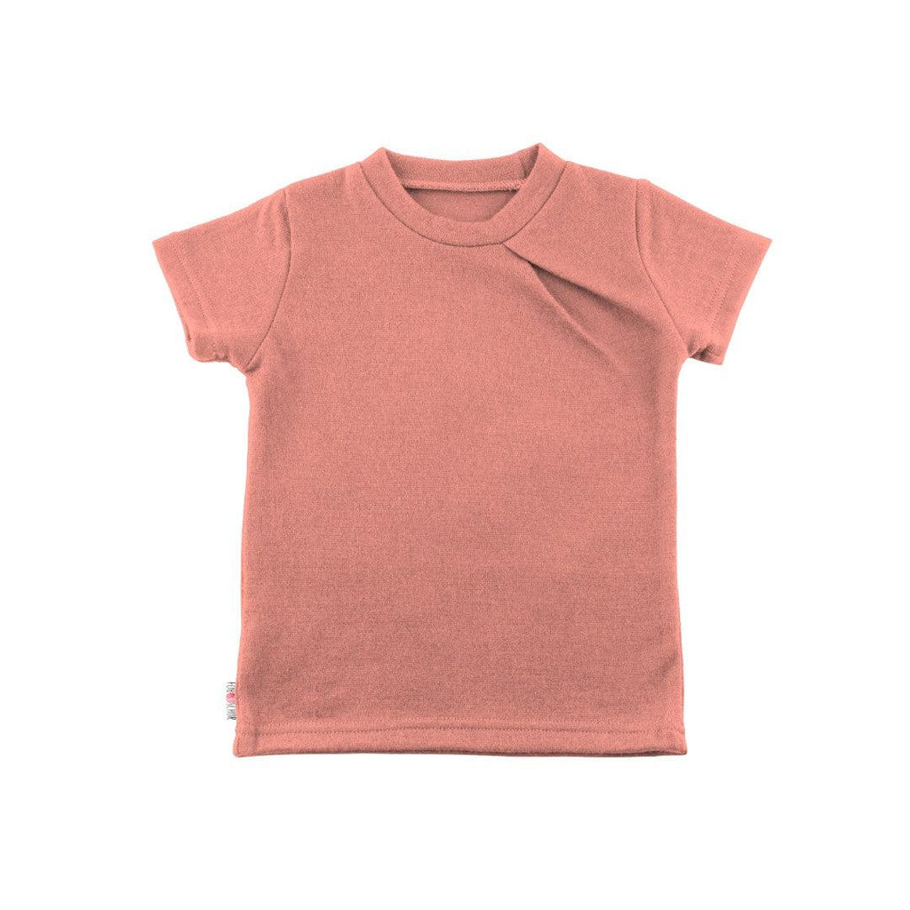 Upcycling Merino T-Shirt mit der Falte Muschel - ForSchur