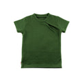 Kaschmir Kinder T-Shirt mit der Falte dunkle Tanne