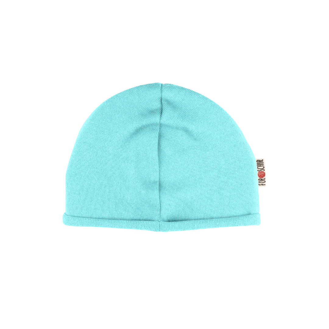 Upcycling Kaschmir Beanie Blau - ForSchur