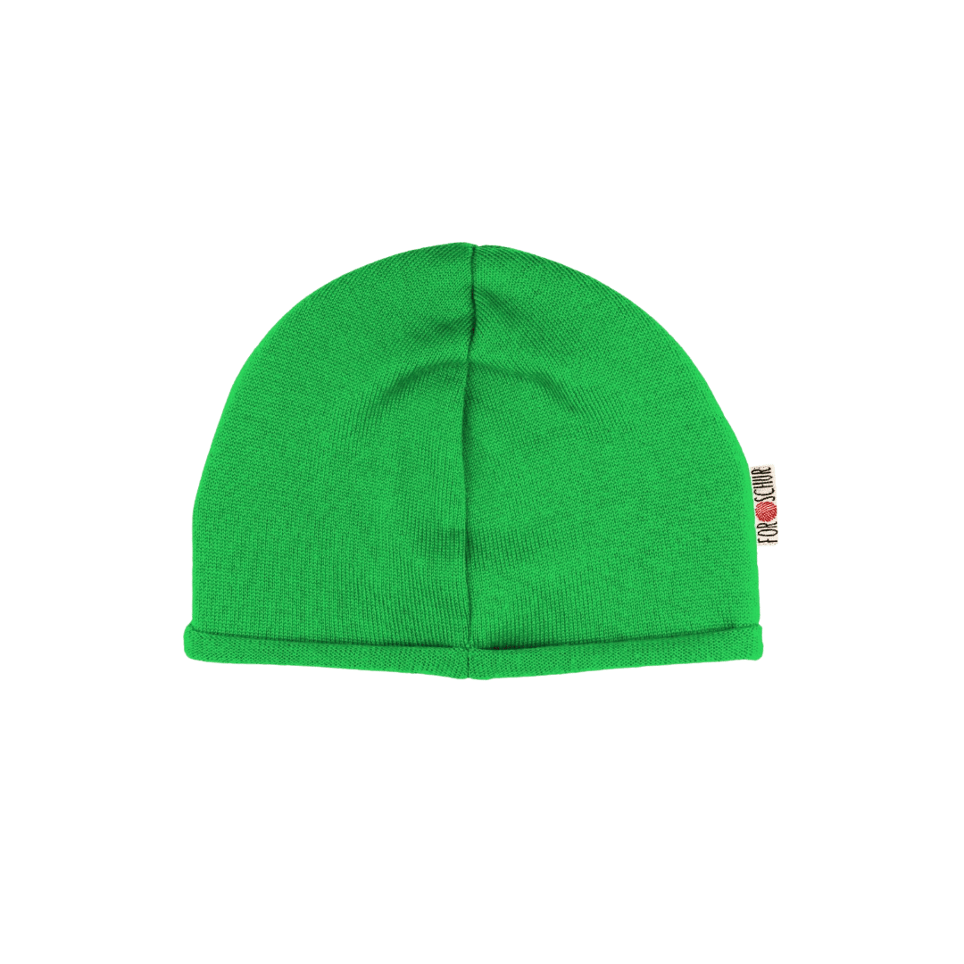 Upcycling Kaschmir Beanie Grün - ForSchur