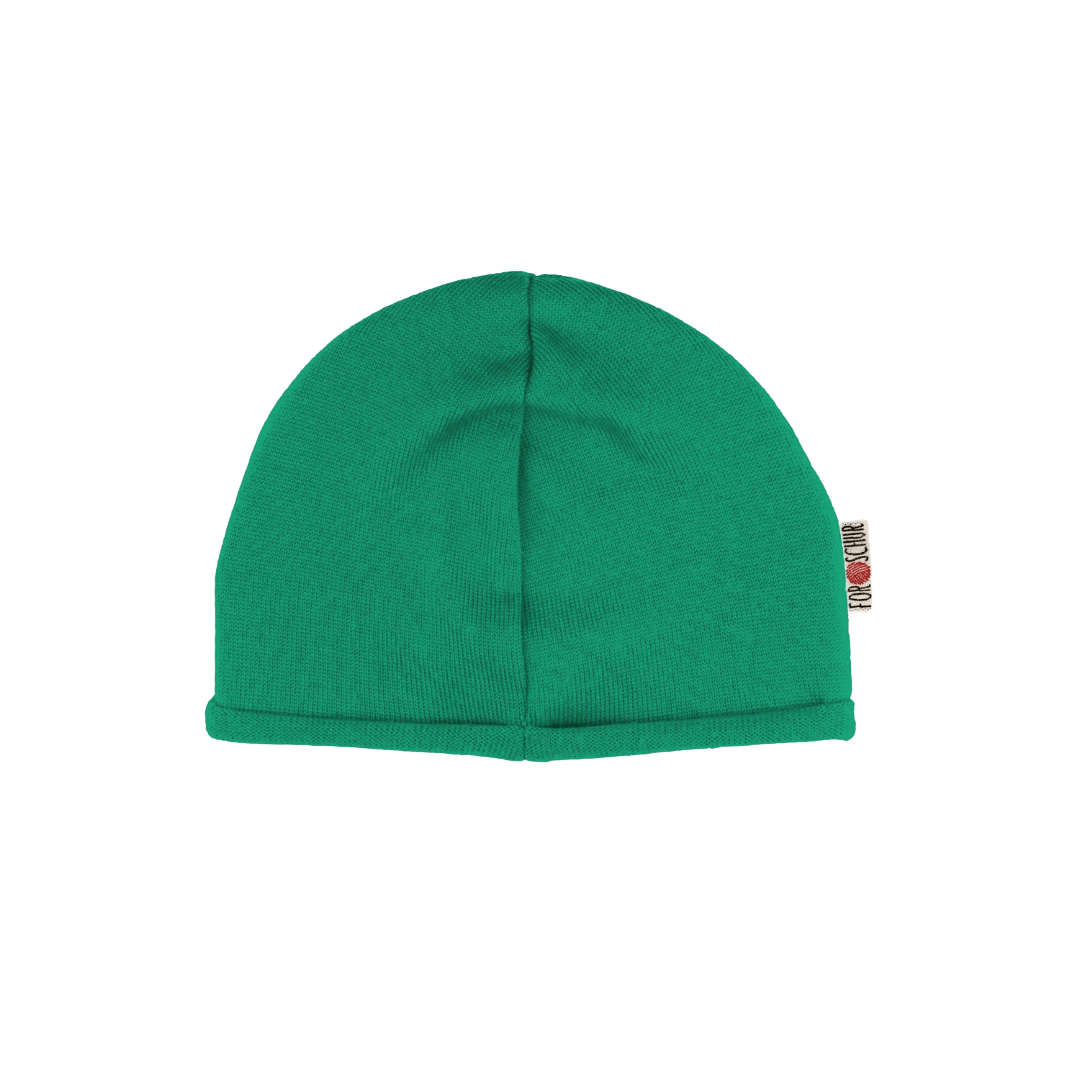 Upcycling Kaschmir Beanie Grün - ForSchur