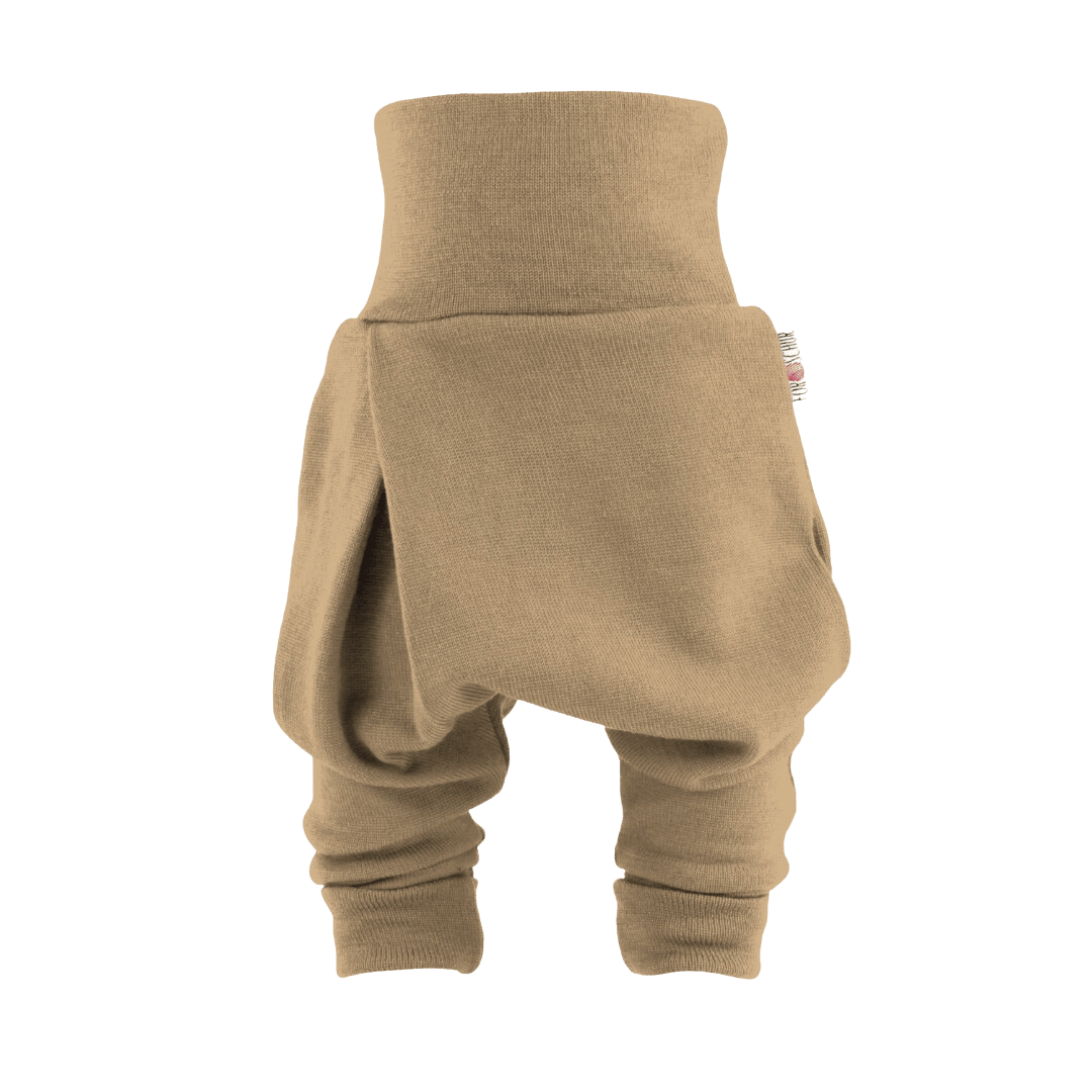 Upcycling Merino Mitwachshose Braun meliert - ForSchur