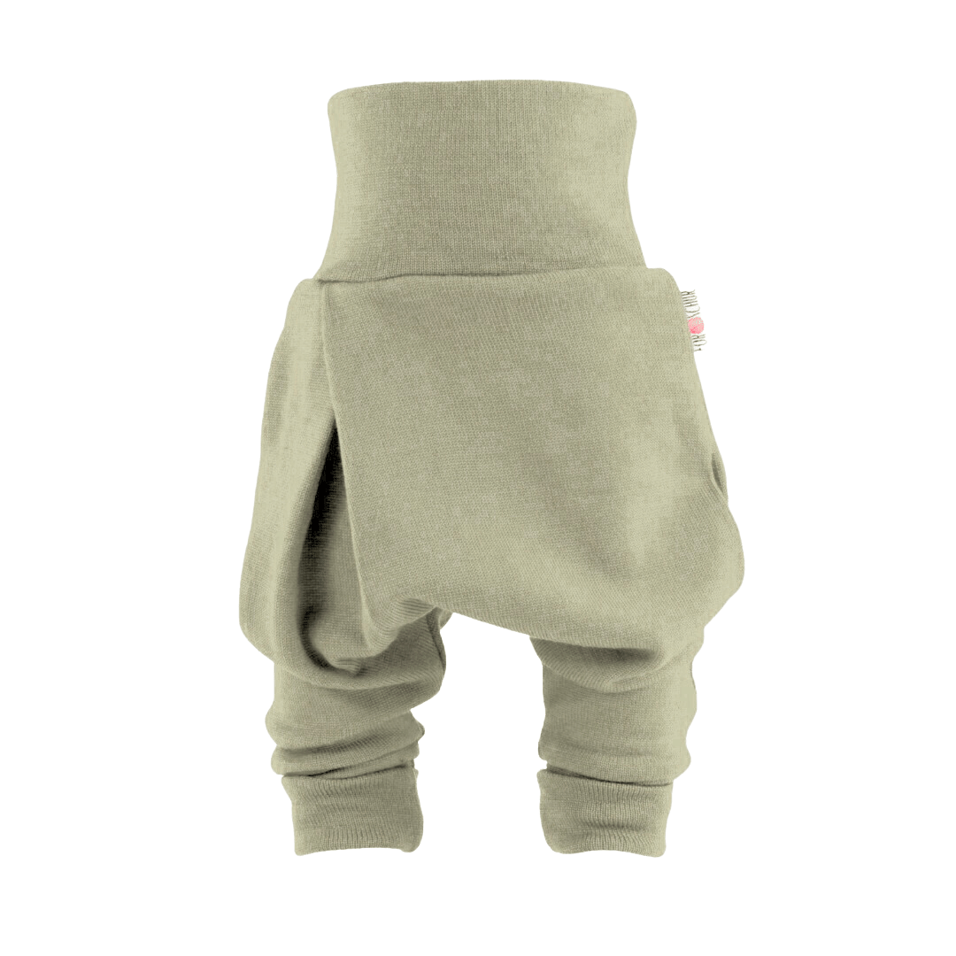 Upcycling Merino Mitwachshose Grün meliert - ForSchur