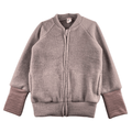 Wollfleece Kinder Jacke Rosa