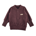 Wollfleece Kinder Jacke Rot