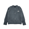 Wollfleece Kinder Jacke Grau