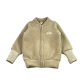 Wollfleece Kinder Jacke Braun