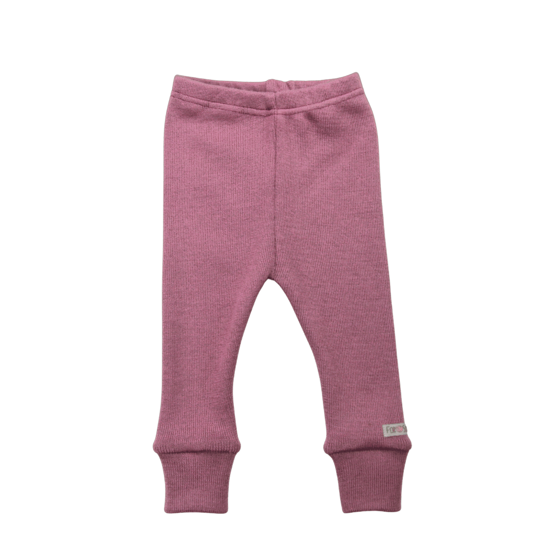 Upcycling Merino Schmale Hose Lila