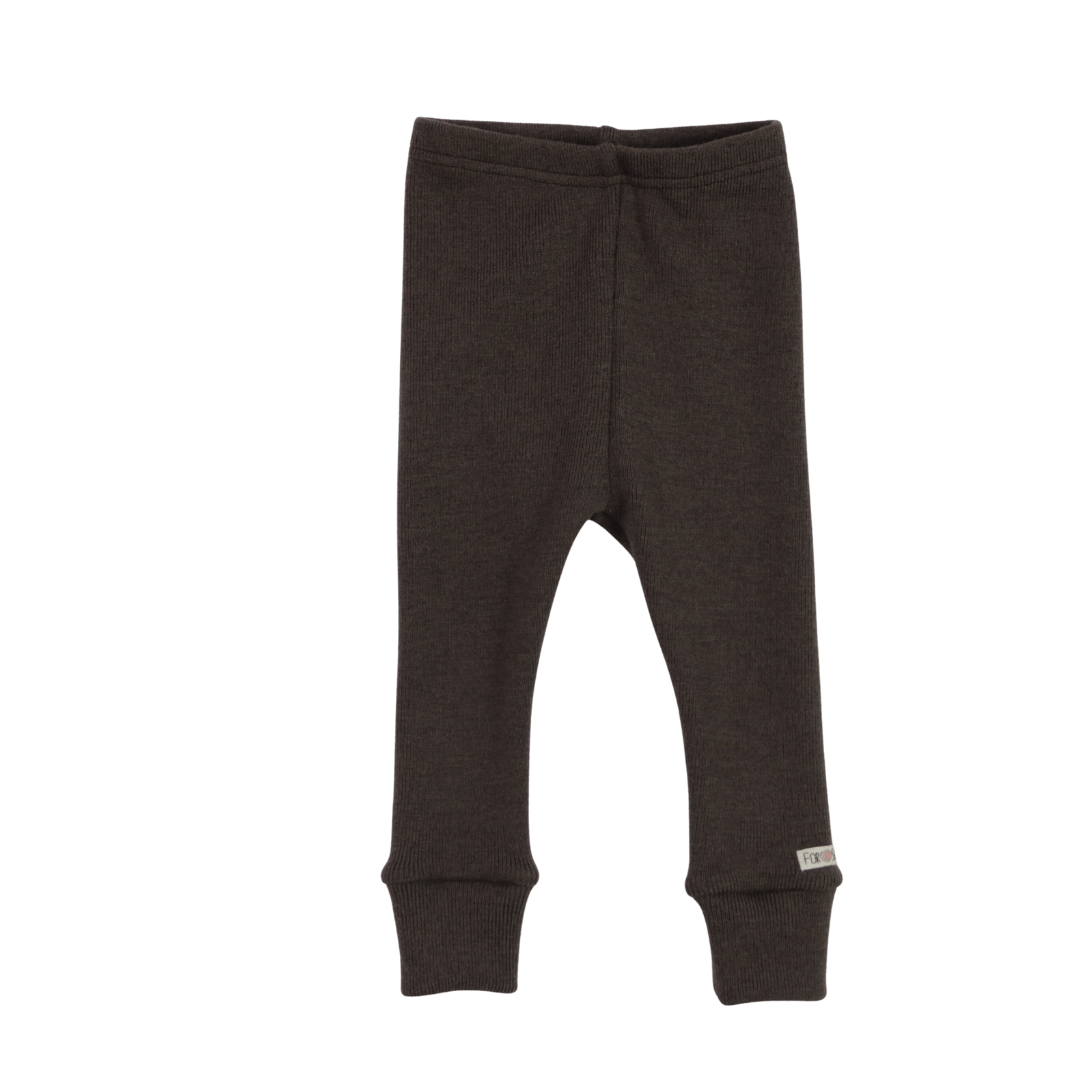 Upcycling Merino Schmale Hose Spezial Braun