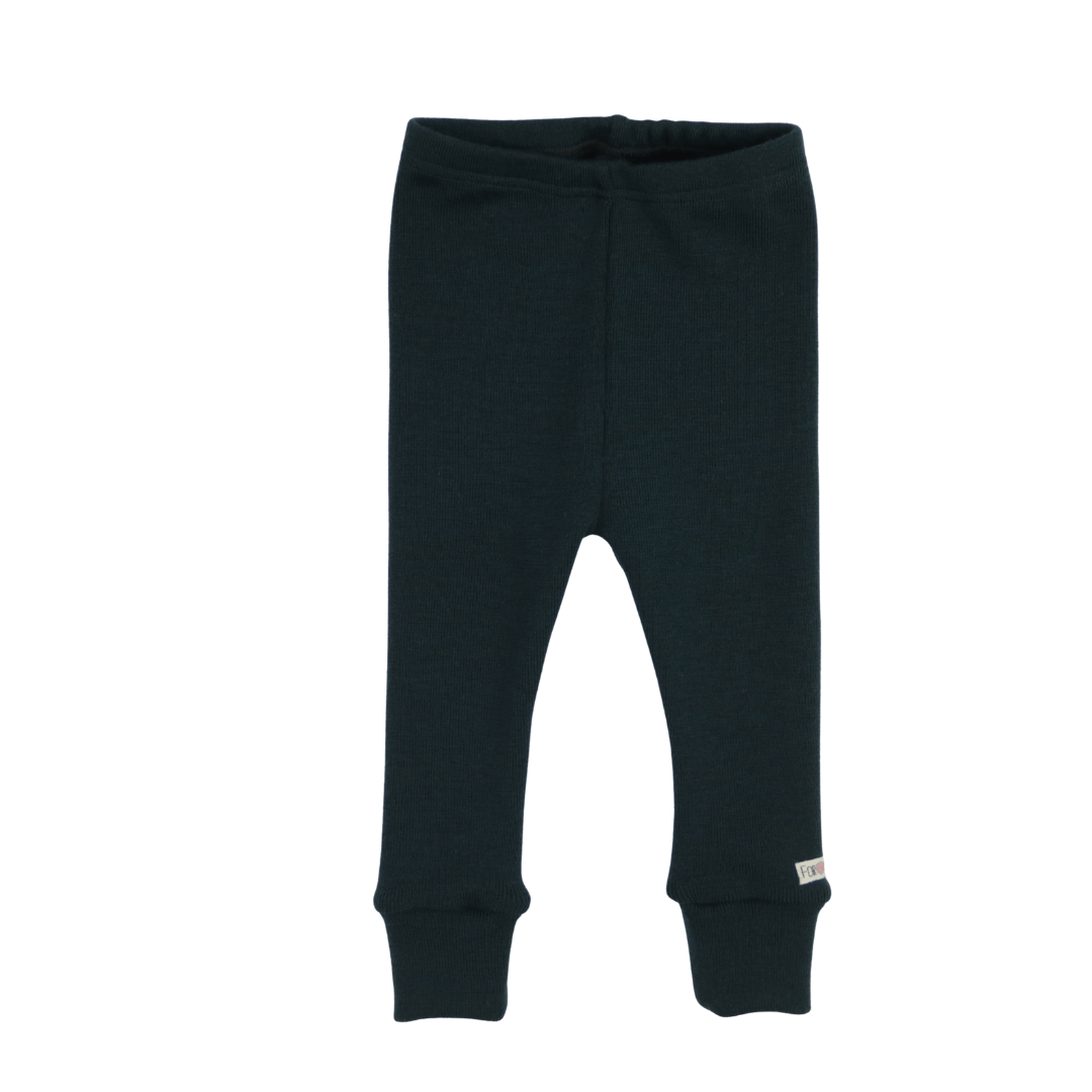 Upcycling Merino Schmale Hose Spezial Grün
