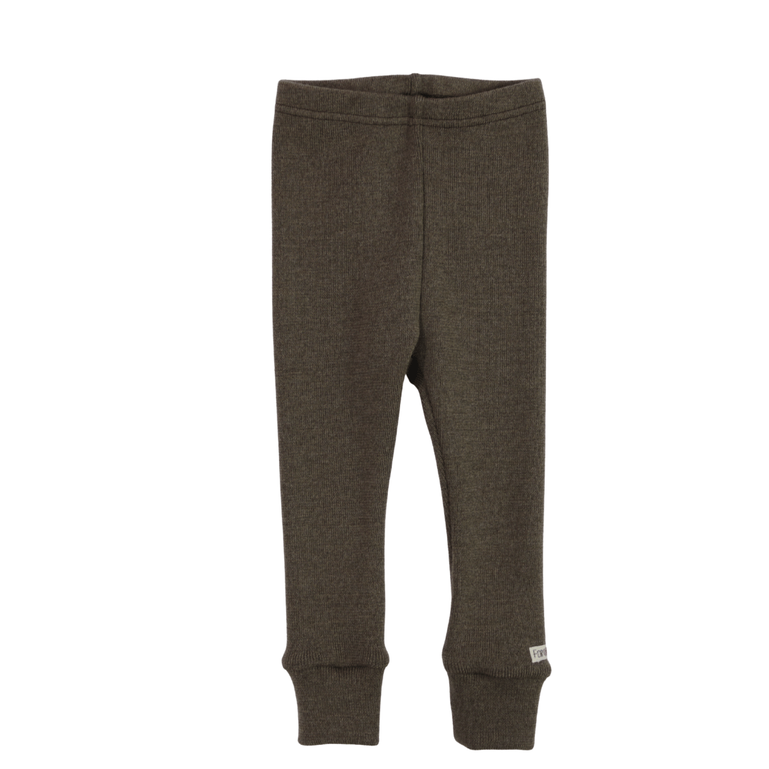 Upcycling Merino Schmale Hose Spezial Braun