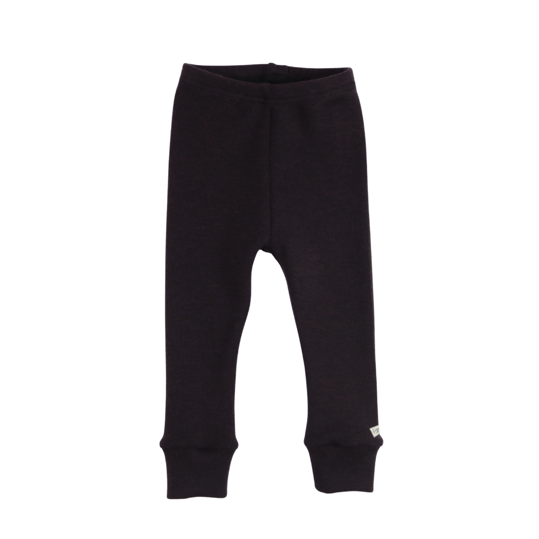 Upcycling Merino Schmale Hose Lila