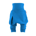 Kaschmir Kinder Mitwachshose helles Azurblau
