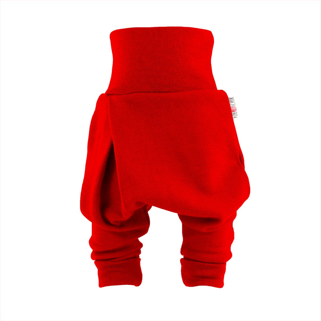 Kaschmir Baby Mitwachshose Mohn